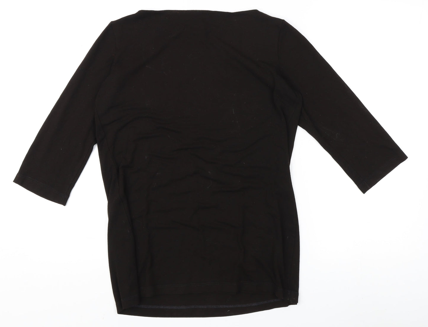 Womens UK Size 10 Daniel Hechter Black  T-Shirt
