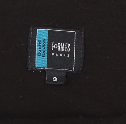 Womens UK Size 10 Daniel Hechter Black  T-Shirt