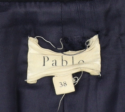 Pablo Black Wool Women's Coat Size 10