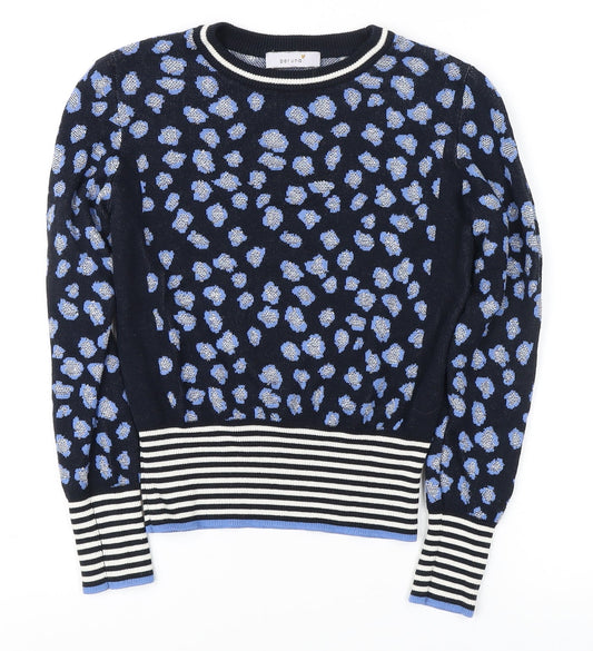Womens UK Size 8 Marks and Spencer Blue Pullover Jumper