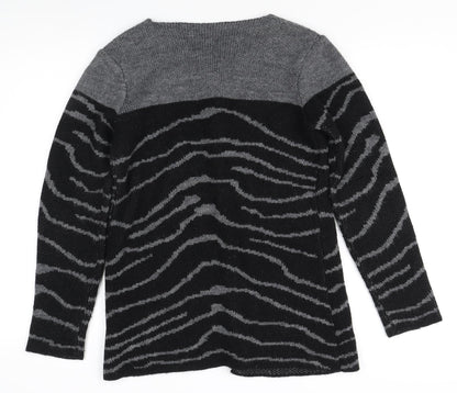 Womens UK Size 6/S Afibel Multicoloured Cardigan Jumper
