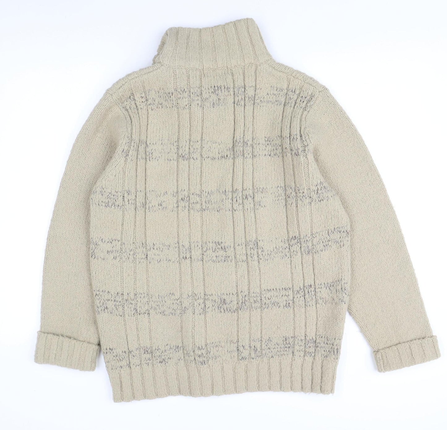 Marks and Spencer Men's Beige Pullover Jumper, S