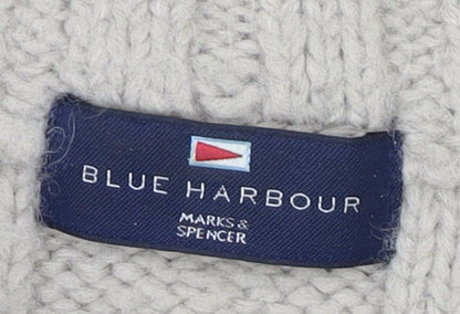 Marks and Spencer Men's Beige Pullover Jumper, S