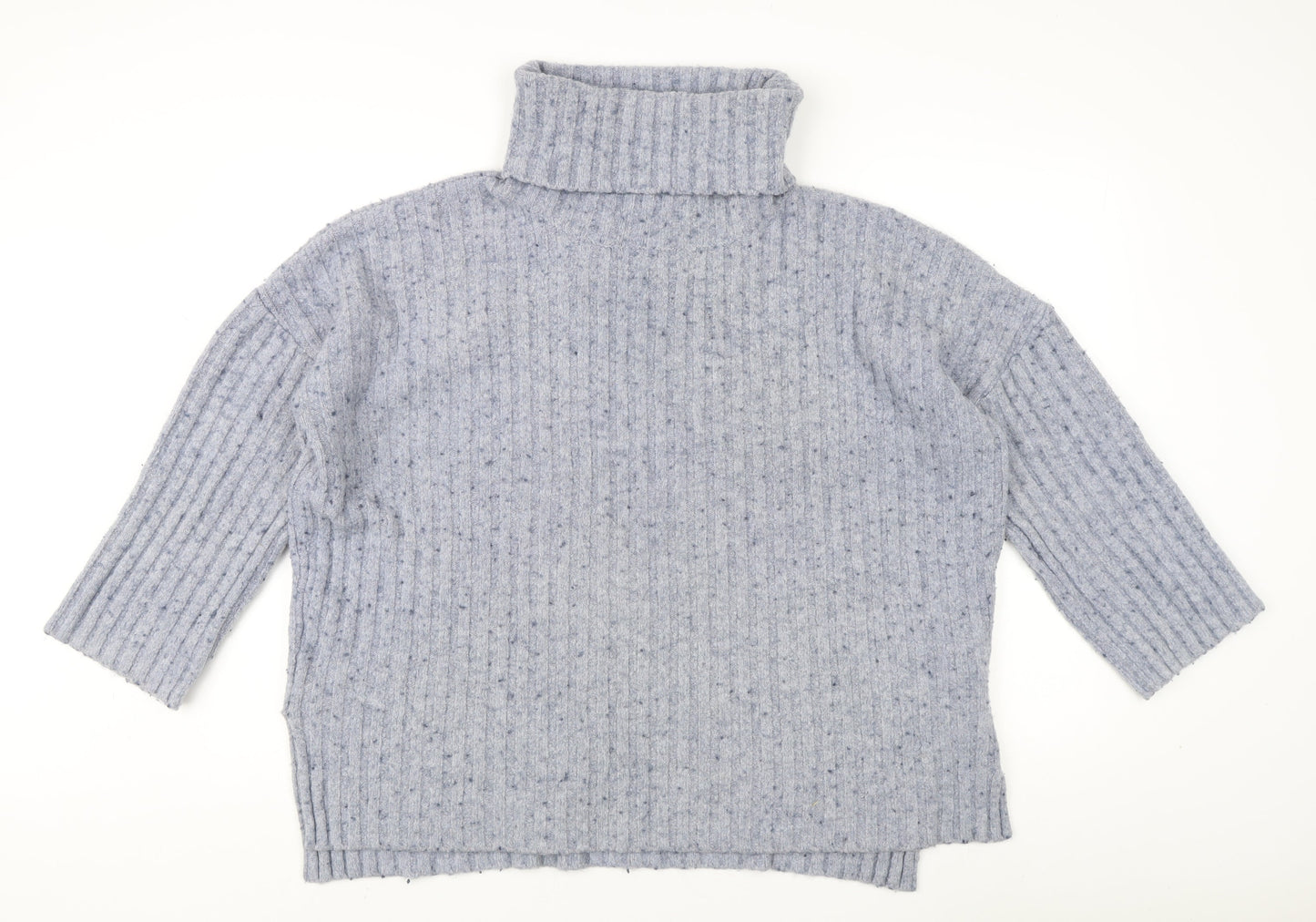 Womens UK Size 2 French Connection Grey Pullover Jumper