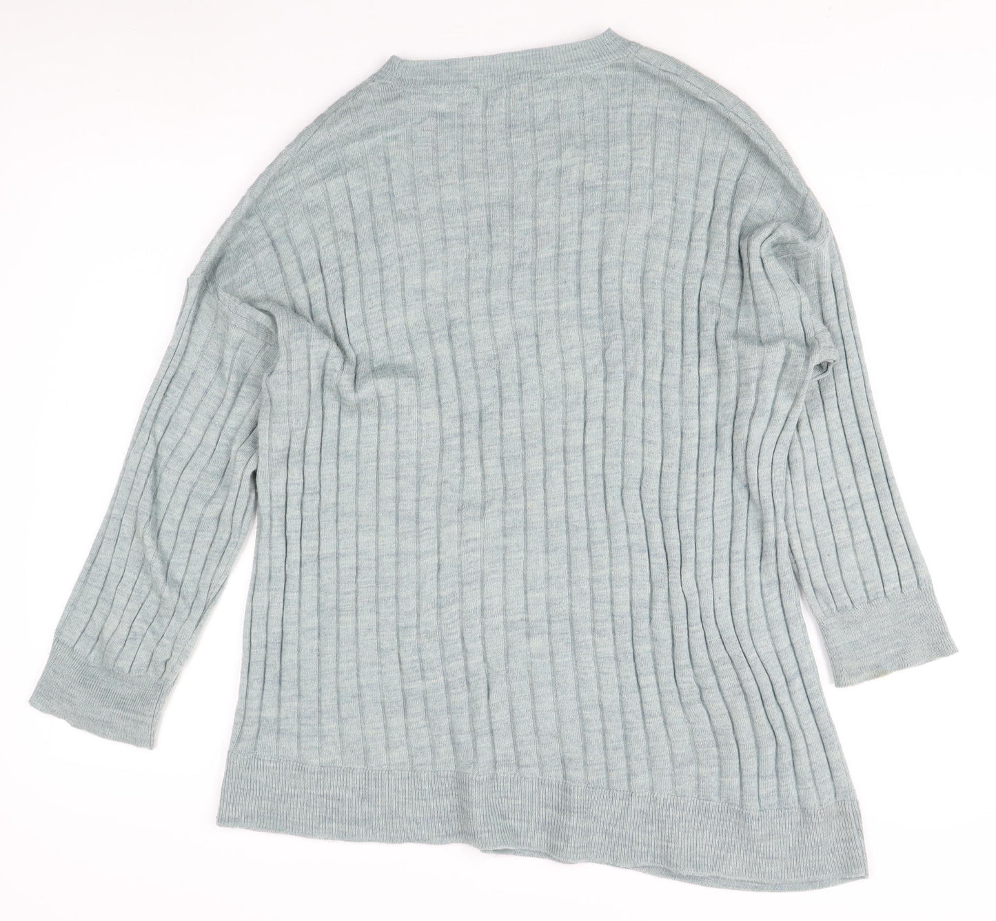 Womens UK Size S Zara Blue Pullover Jumper