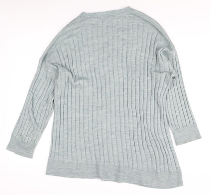 Womens UK Size S Zara Blue Pullover Jumper
