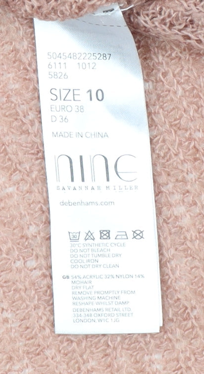 Womens UK Size 10 Nine by Savannah Miller Blue Pullover Jumper