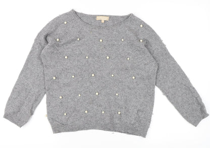 Womens UK Size L Benedetta B. Grey Pullover Jumper