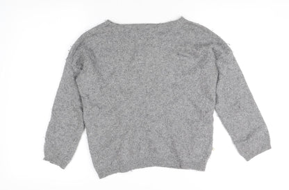 Womens UK Size L Benedetta B. Grey Pullover Jumper