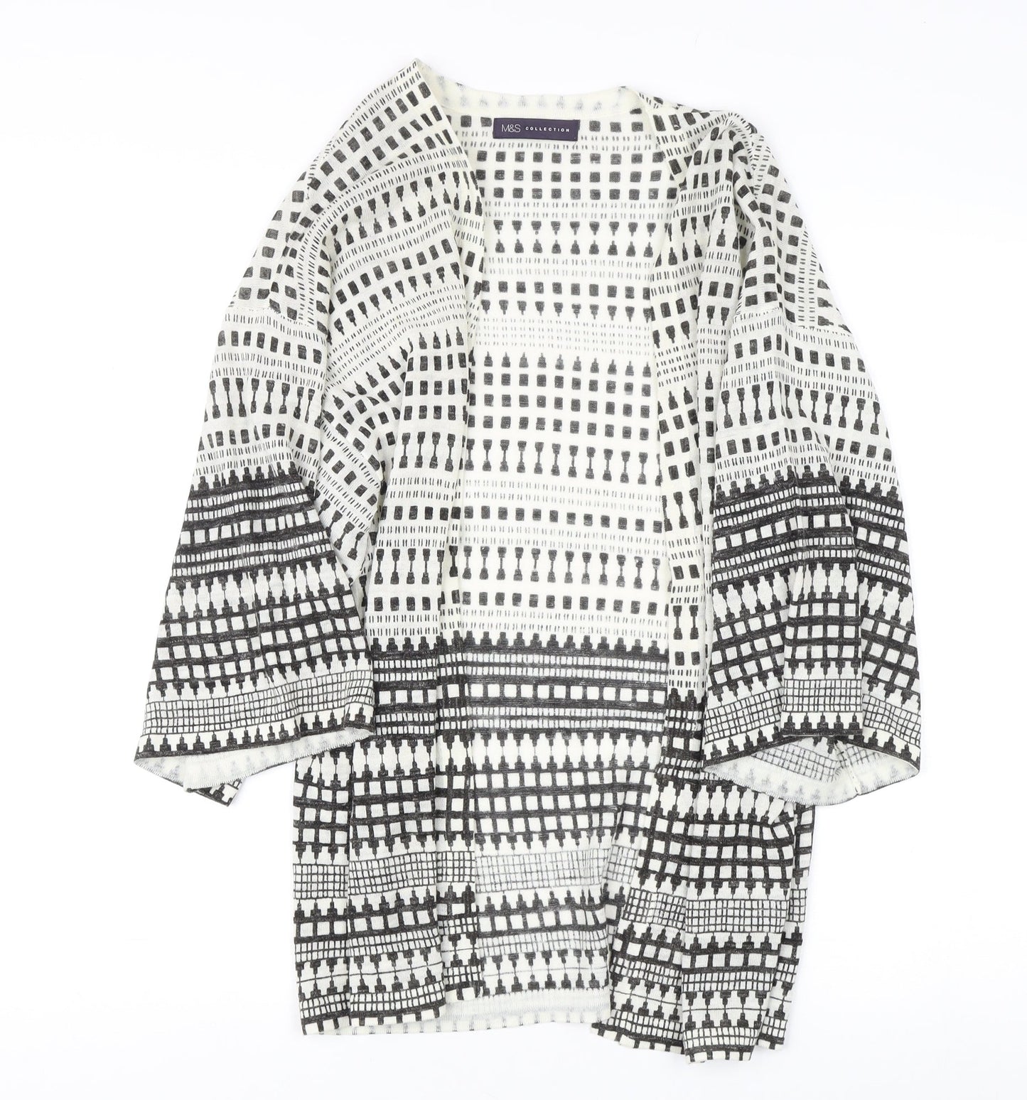 Womens UK Size M Marks and Spencer Multicoloured Cardigan Jumper