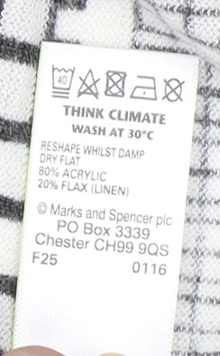 Womens UK Size M Marks and Spencer Multicoloured Cardigan Jumper