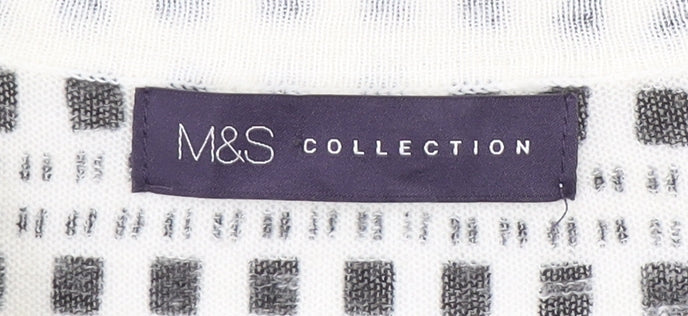 Womens UK Size M Marks and Spencer Multicoloured Cardigan Jumper