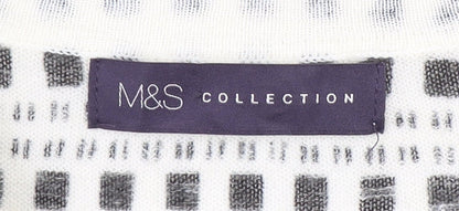 Womens UK Size M Marks and Spencer Multicoloured Cardigan Jumper