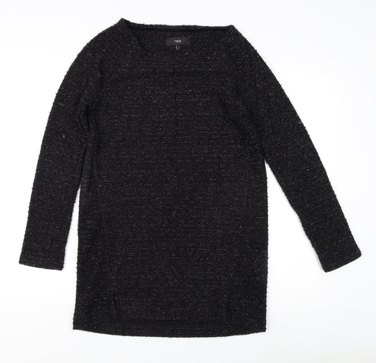Womens UK Size 8 NEXT Black Pullover Jumper