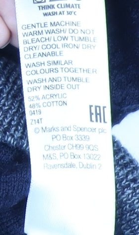 Marks and Spencer Men’s L Waffle-Knit Pullover