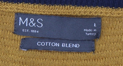 Marks and Spencer Men’s L Waffle-Knit Pullover