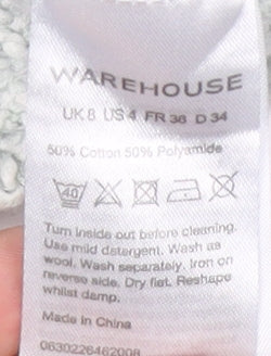 Womens UK Size 8 Warehouse Ivory Pullover Jumper