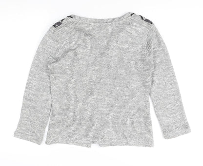 Womens UK Size S Marks and Spencer Grey Cardigan Jumper