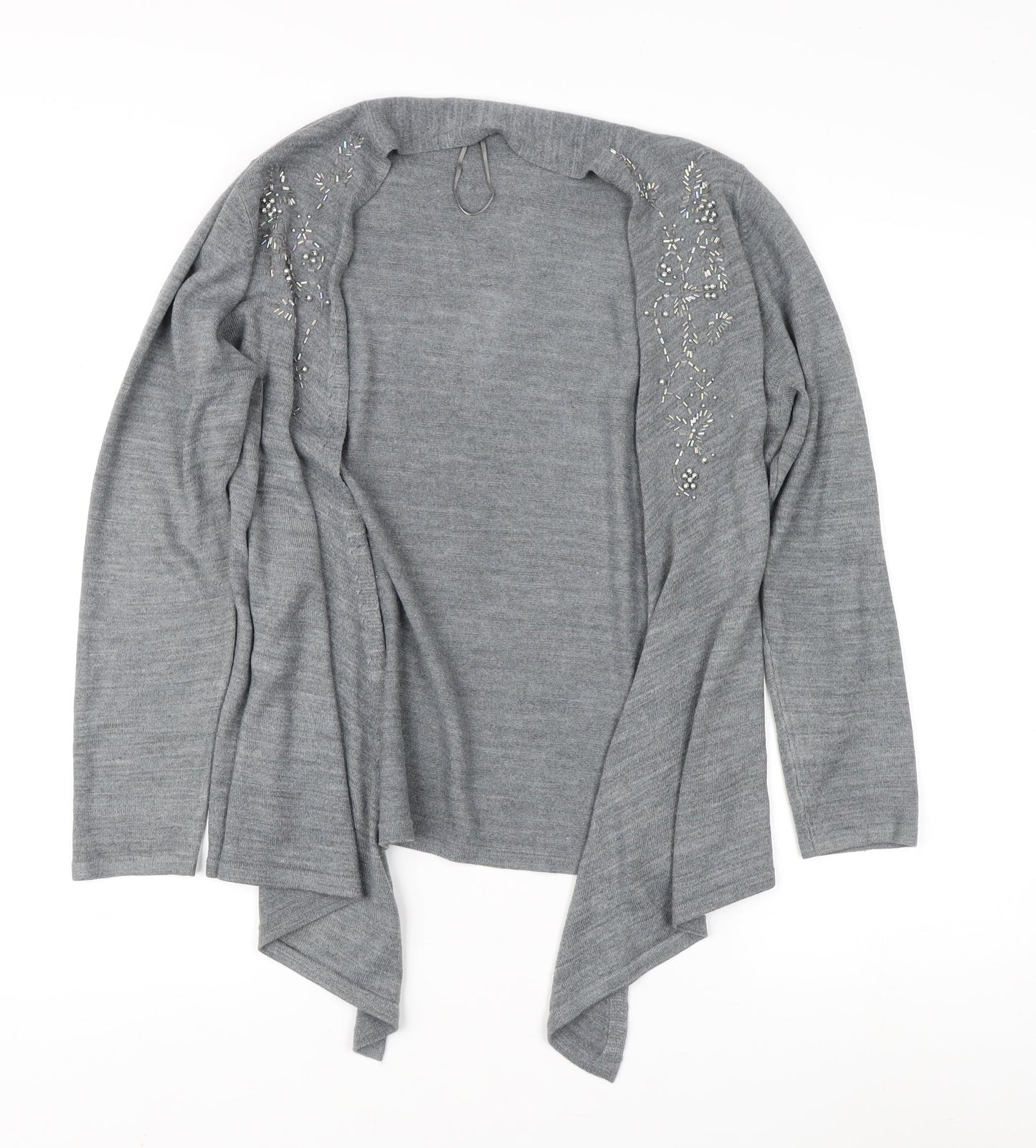 Womens UK Size 14 Marks and Spencer Grey Cardigan Jumper