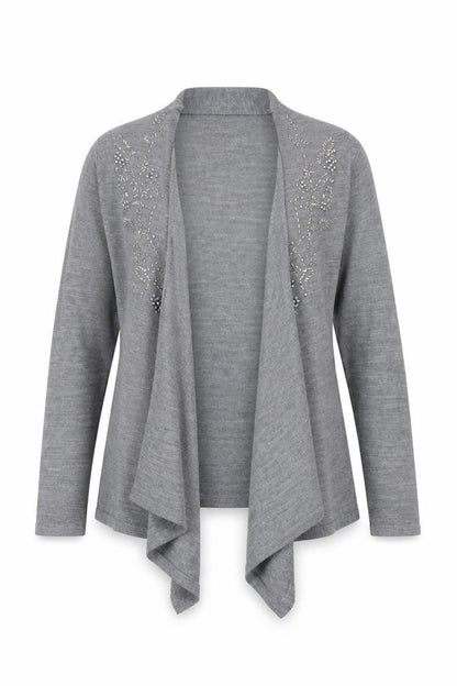 Womens UK Size 14 Marks and Spencer Grey Cardigan Jumper