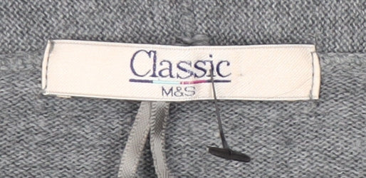 Womens UK Size 14 Marks and Spencer Grey Cardigan Jumper