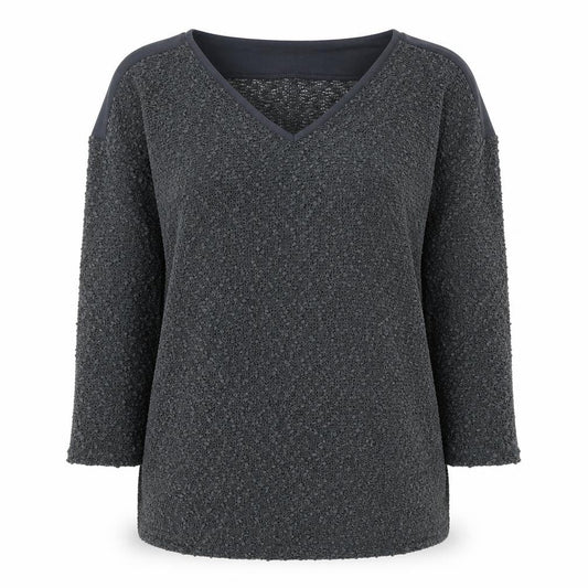 Womens UK Size S Sandwich Grey Pullover Jumper