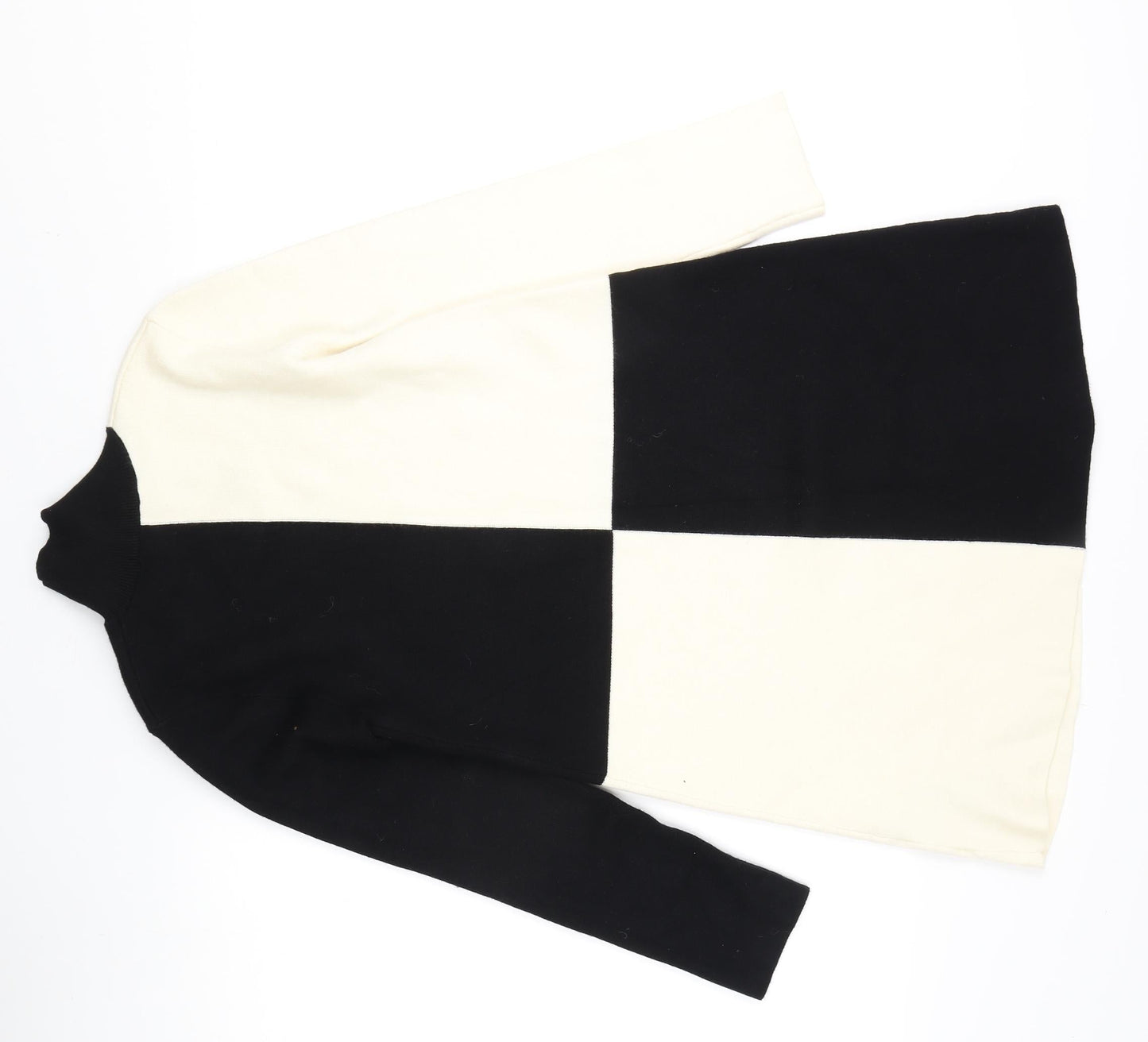 Womens UK Size S Zara Black Pullover Jumper