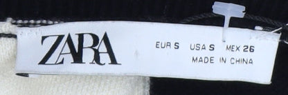Womens UK Size S Zara Black Pullover Jumper