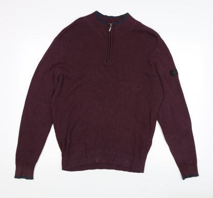 Ben Sherman Men's Grey Hooded Coat Size S