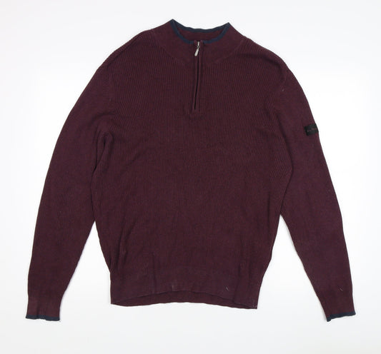 Ben Sherman Men's Grey Hooded Coat Size S