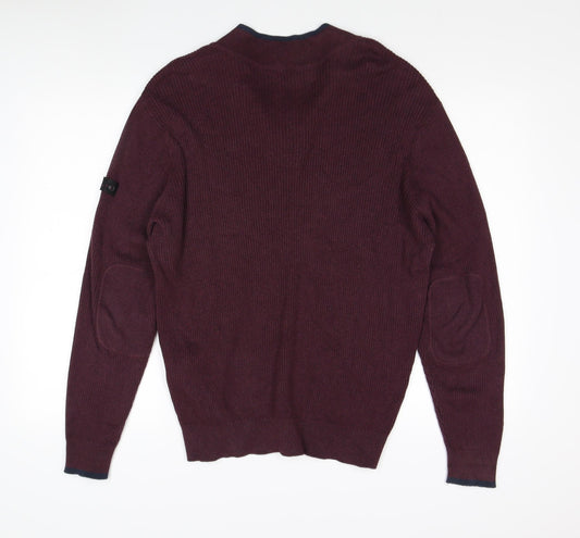 Ben Sherman Men's Grey Hooded Coat Size S