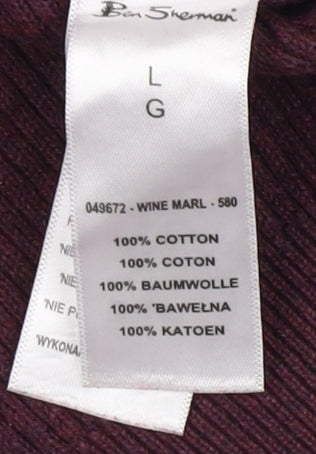 Ben Sherman Men's Grey Hooded Coat Size S