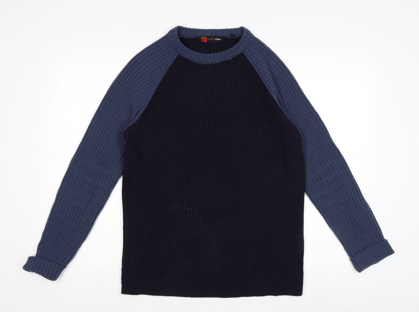 Cutting Edge Men's Blue Medium Pullover Jumper