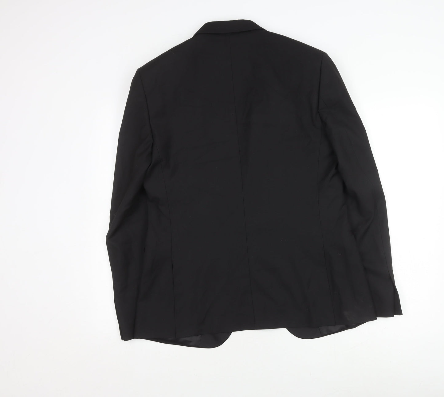 Mens UK Size 40 Marks and Spencer Regular Black Suit Tuxedo