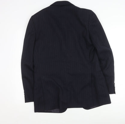 Mens UK Size 40 St Michael Regular Blue Suit Jacket