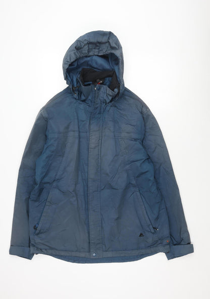 Mens UK Size M One Valley Blue Parka Coat