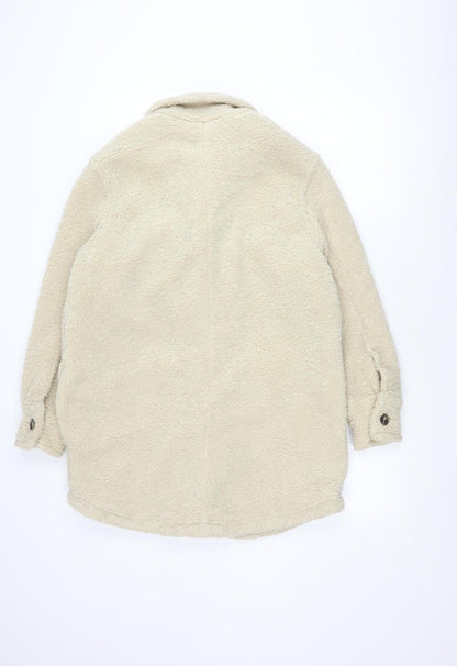 Womens UK Size XS Brave Soul Beige Basic Jacket