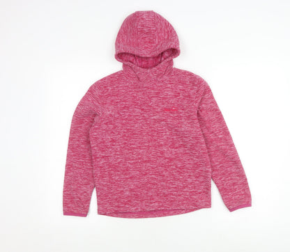 Peter Storm Girls Pink Fleece Hoodie 9-10 Years