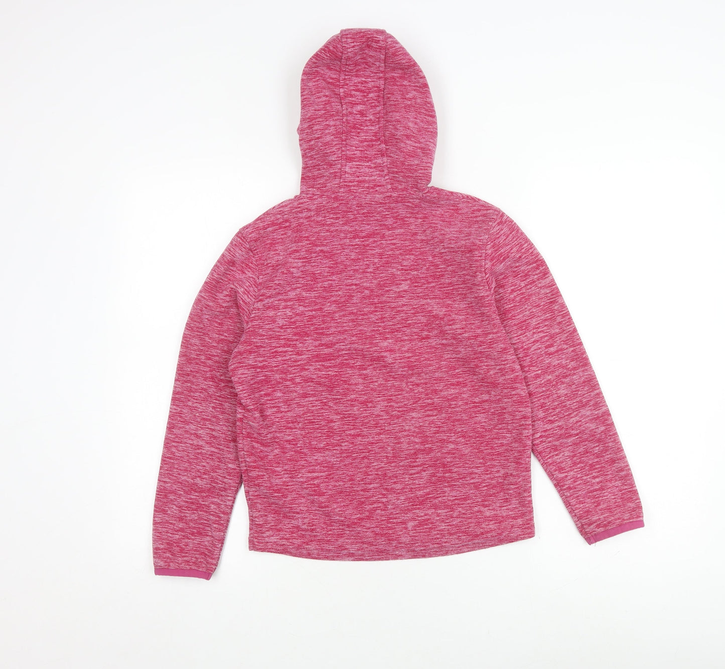 Peter Storm Girls Pink Fleece Hoodie 9-10 Years
