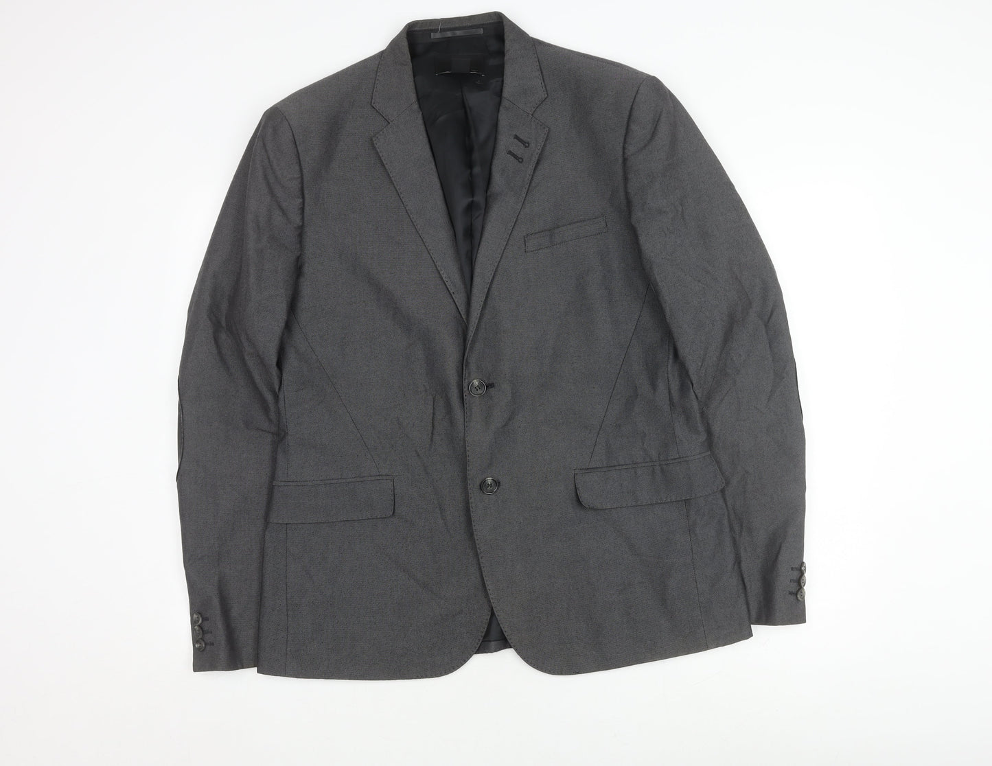 Mens UK Size 44 H&M Regular Grey Suit Jacket