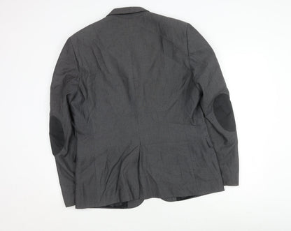 Mens UK Size 44 H&M Regular Grey Suit Jacket