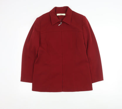Classics Women's Red Mid-Length Coat Size 12