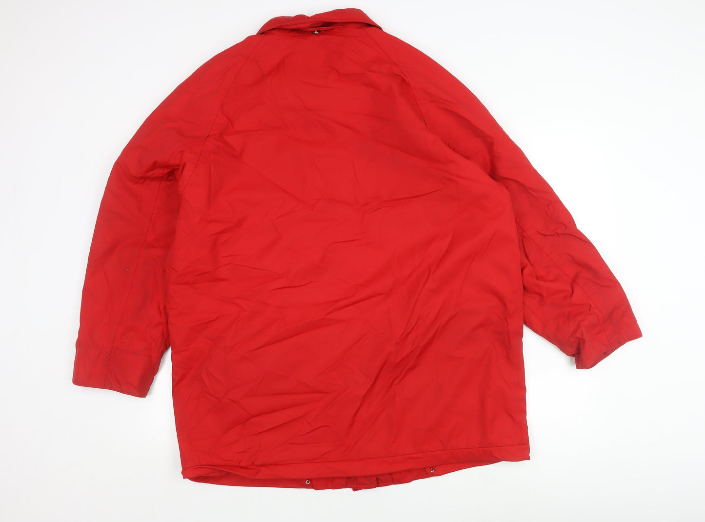 Redgreen Women's Red Long Toggle Coat Size L