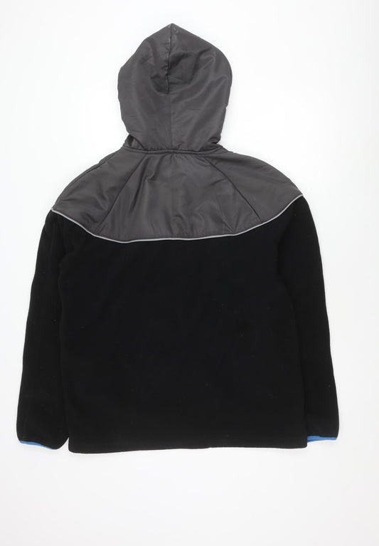Workwear Pro Black Men's Large Hooded Jacket