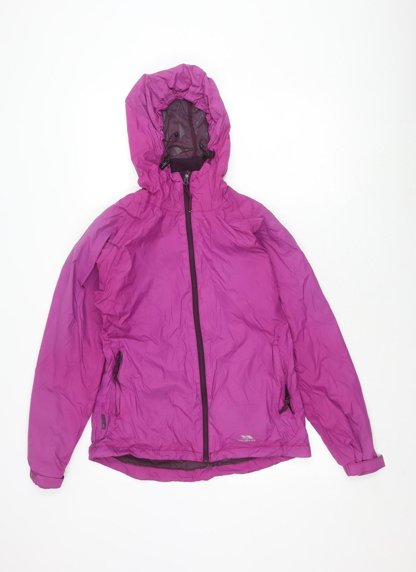 Womens UK Size XS Trespass Pink Rain Coat