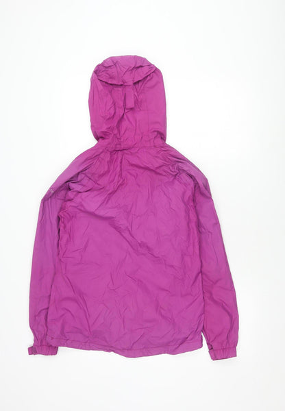 Womens UK Size XS Trespass Pink Rain Coat