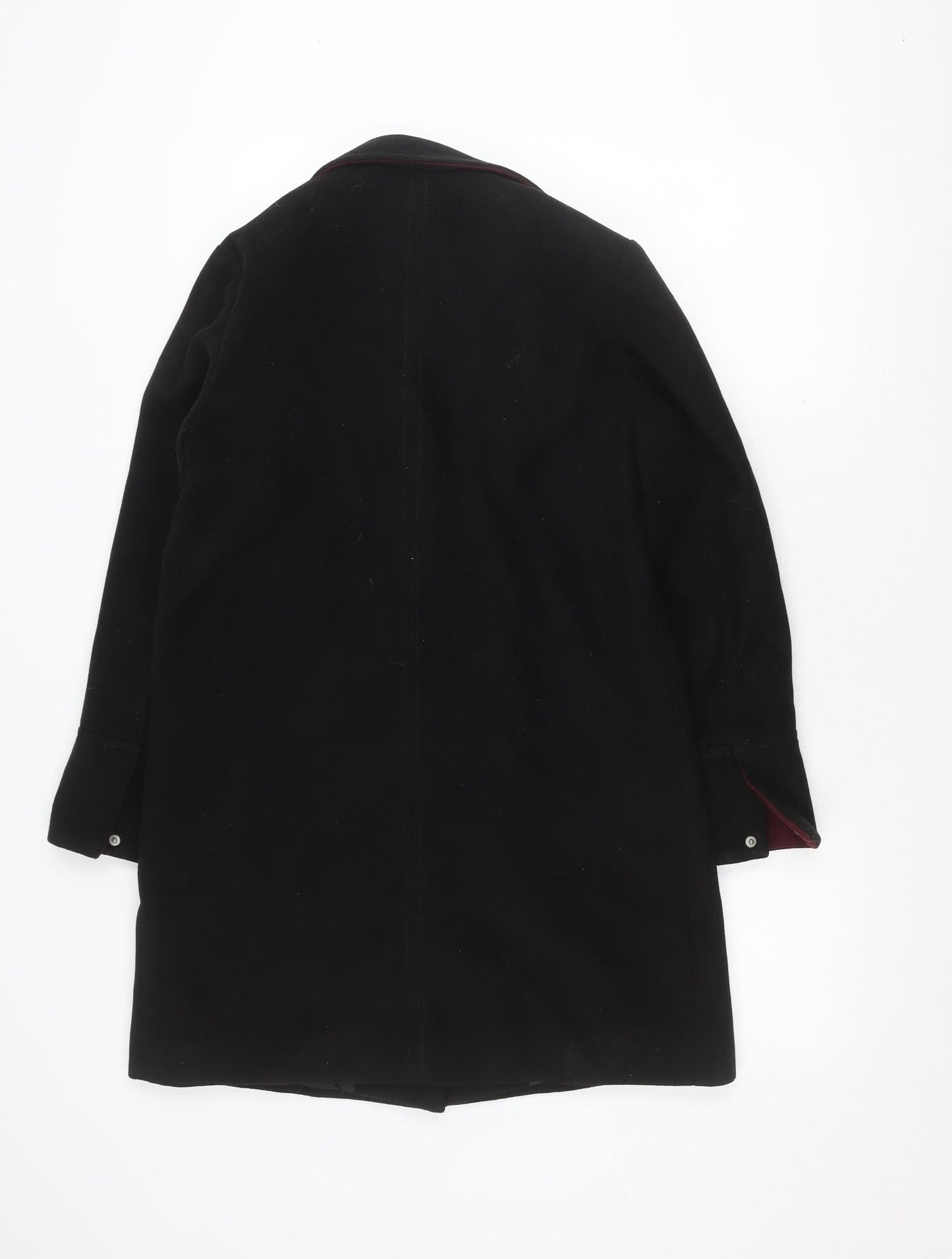 Womens UK Size 8 Topshop Black Trench Coat
