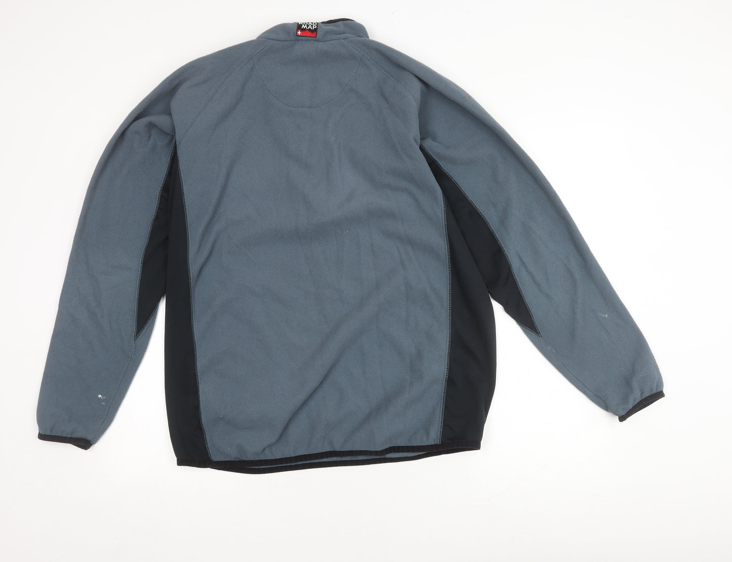 Road Map Men's Blue Fleece Pullover Sweatshirt XL