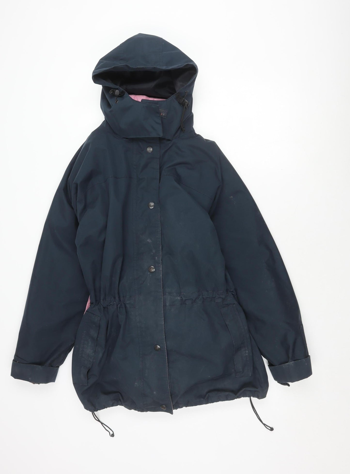 Rydale Women's Blue Parka M Waterproof Hooded Coat