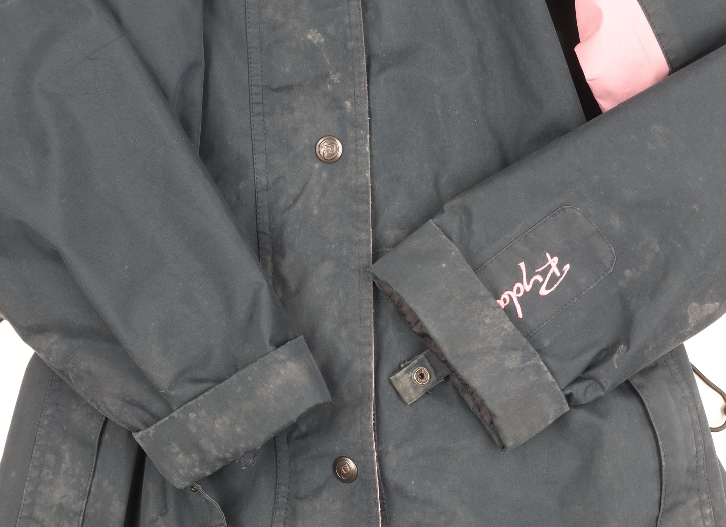 Rydale Women's Blue Parka M Waterproof Hooded Coat